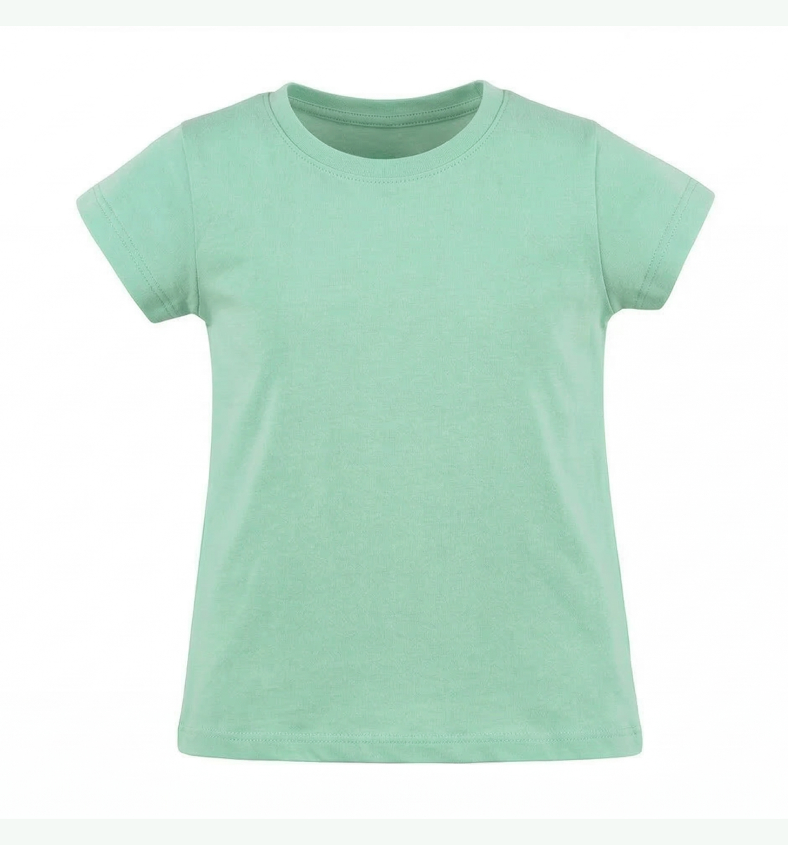Kids Classic Crew Neck Short Sleeve T-Shirt Detail View 2