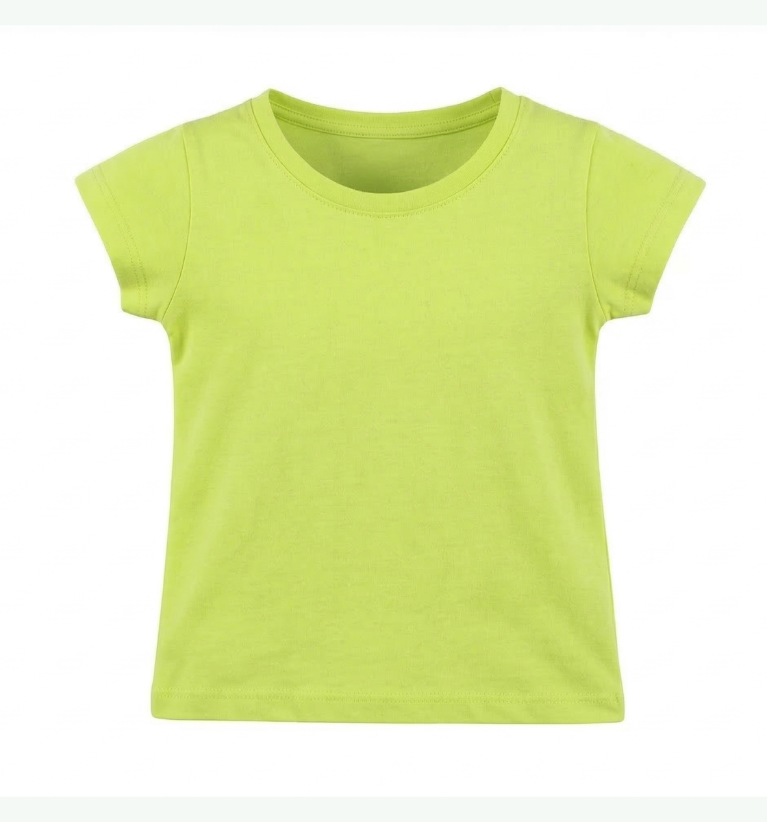 Kids Classic Crew Neck Short Sleeve T-Shirt Detail View 3