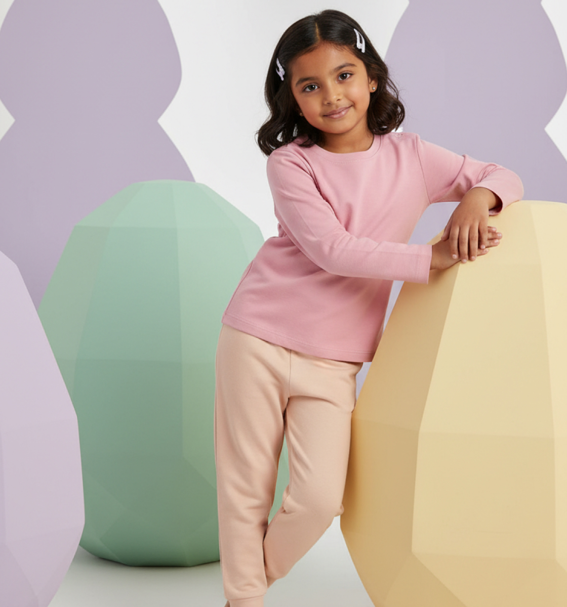 Toddler Long Sleeve T-Shirt & Jogger Pants Set Detail View 2